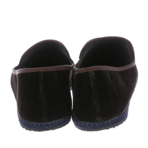 Salvatore Ferragamo Men\'s Brown Velvet Slip-Ons main image 4